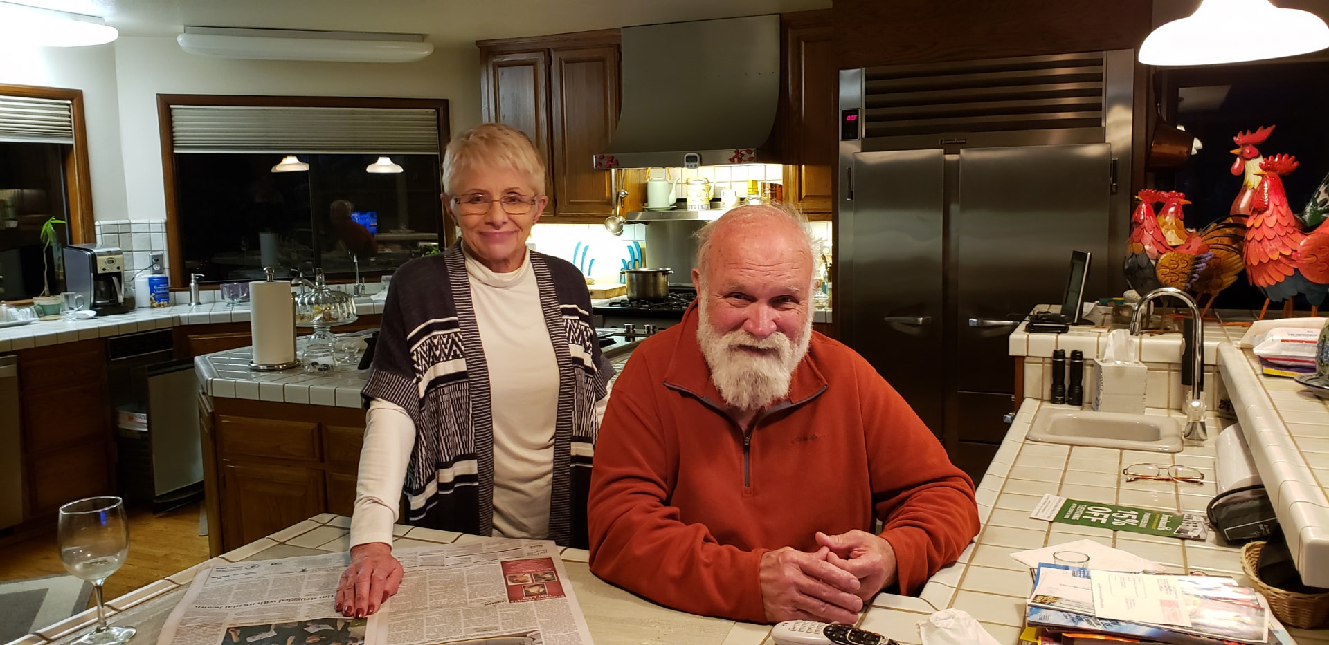 Andre and Gloria together in later years